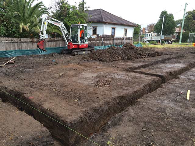 Excavation Footings Illawarra